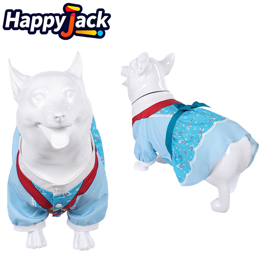 Health & Wellness Unlimited - ホリーウィーラーコスプレペット犬コスチュームテレビ ST 変装子犬ロールプレイブルードレスハロウィンカーニバルパーティーファンタジアドレスアップスーツ