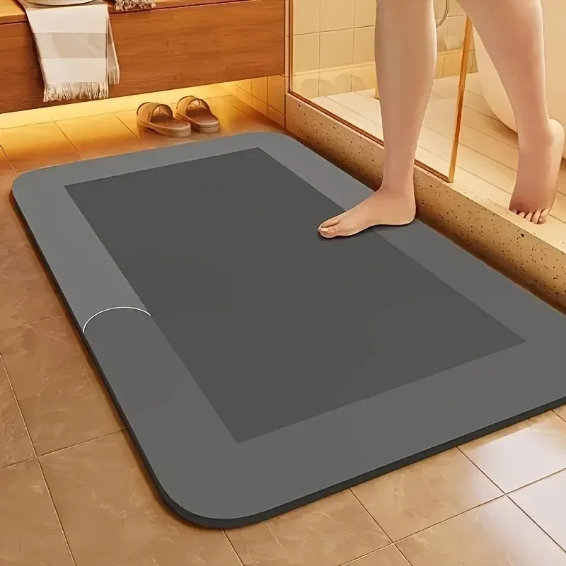 珪藻土バスマット、超吸水性、滑り止め、速乾性フロアマット（シ - Bamboo Bath Mat のレビューと価格