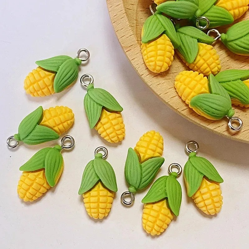 20個入り 面白いミニコーン野菜樹脂チャーム 人工食品ペンダ - Health Wellness Lifestyle のレビューと価格