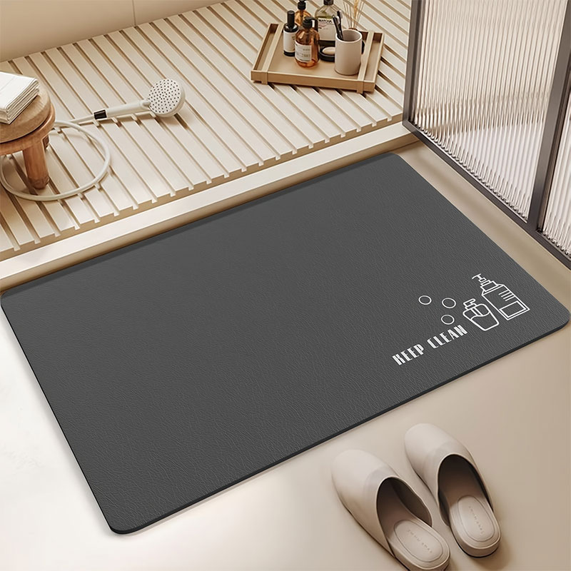 珪藻土バスマット浴室吸収性滑り止めフロアマットフットカーペッ - Bamboo Bath Mat のレビューと価格