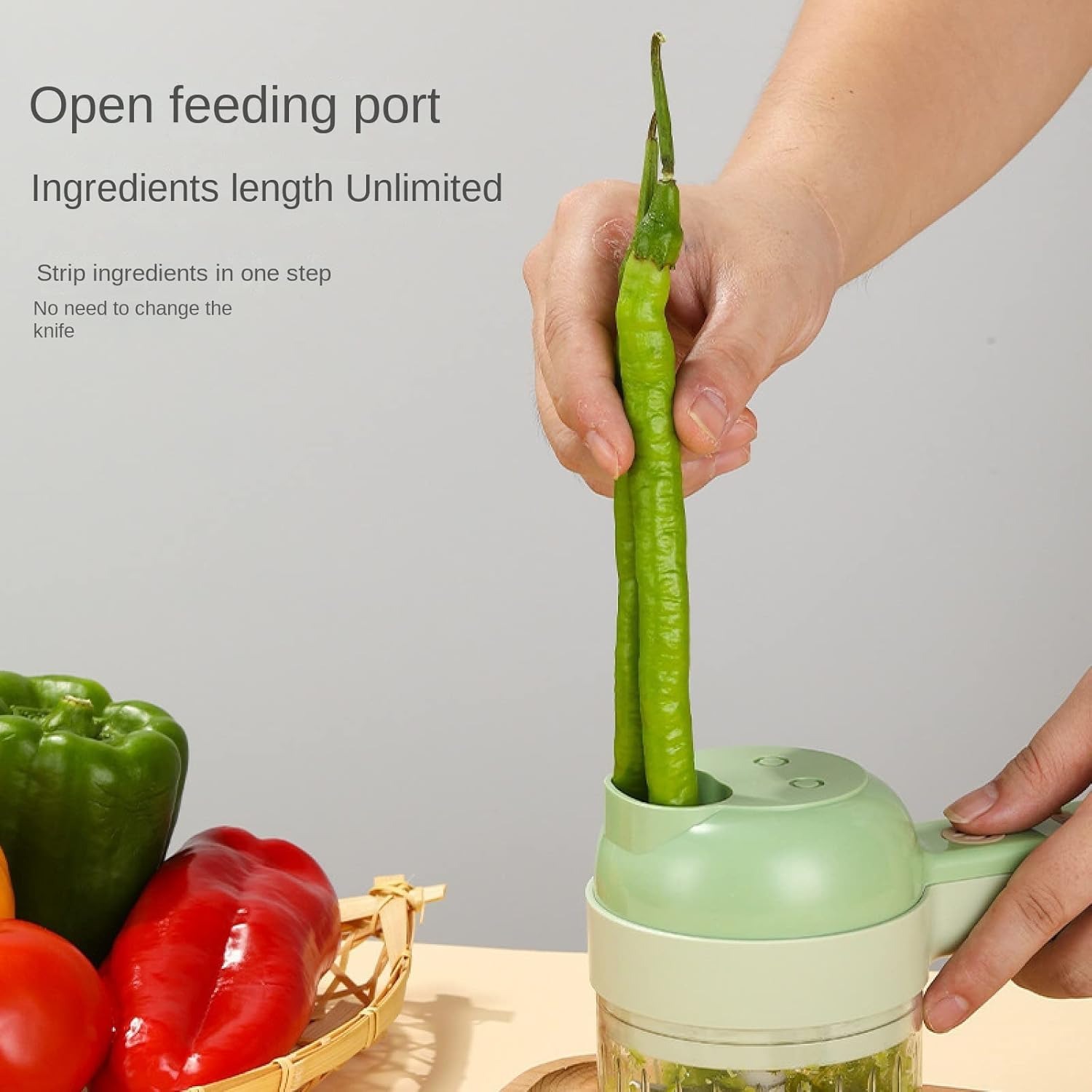 4 in 1自動野菜チョッパーセット、電動ガーリックカッター - Health Wellness Lifestyle のレビューと価格