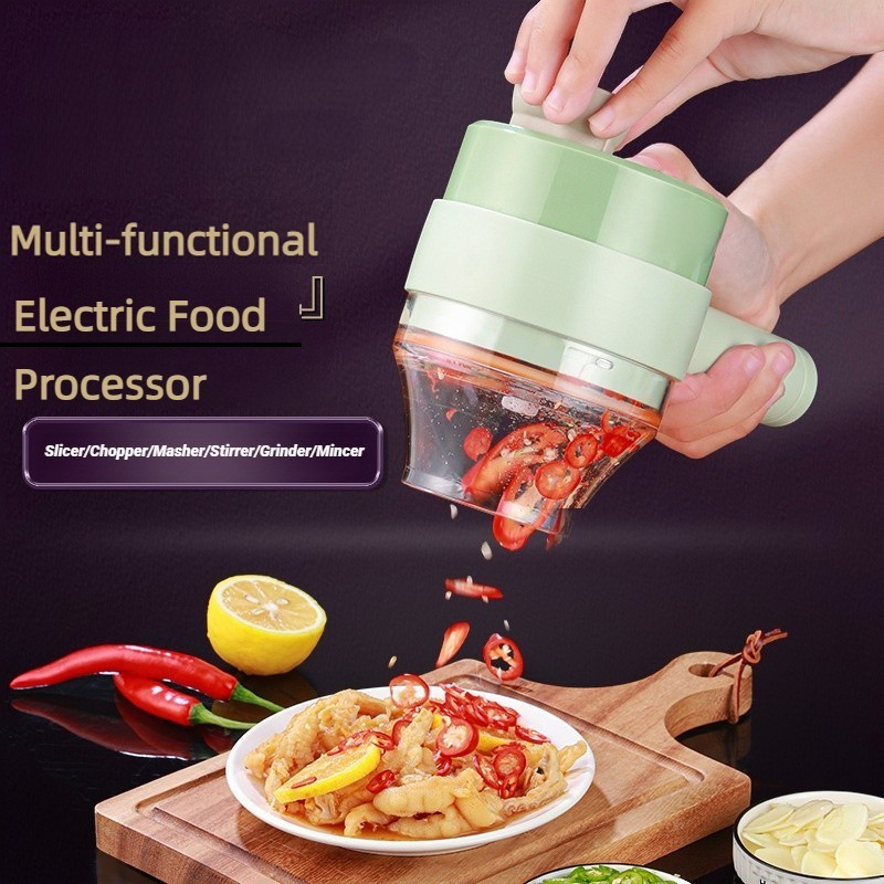 ワイヤレス電気フードプロセッサー、野菜カッター、フルーツスラ - Health Wellness Lifestyle のレビューと価格