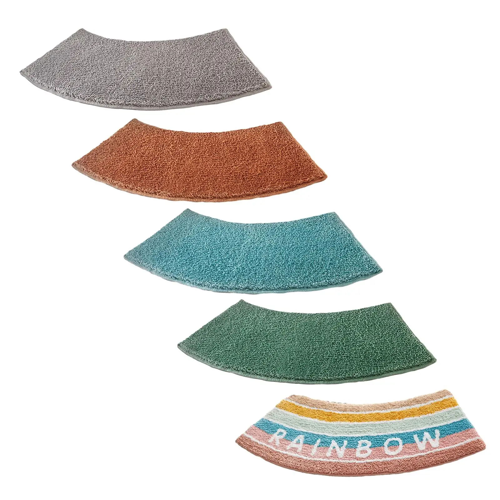 湾曲したシャワーマット、トイレマット、洗面台マット。洗濯室、 - Bamboo Bath Mat のレビューと価格