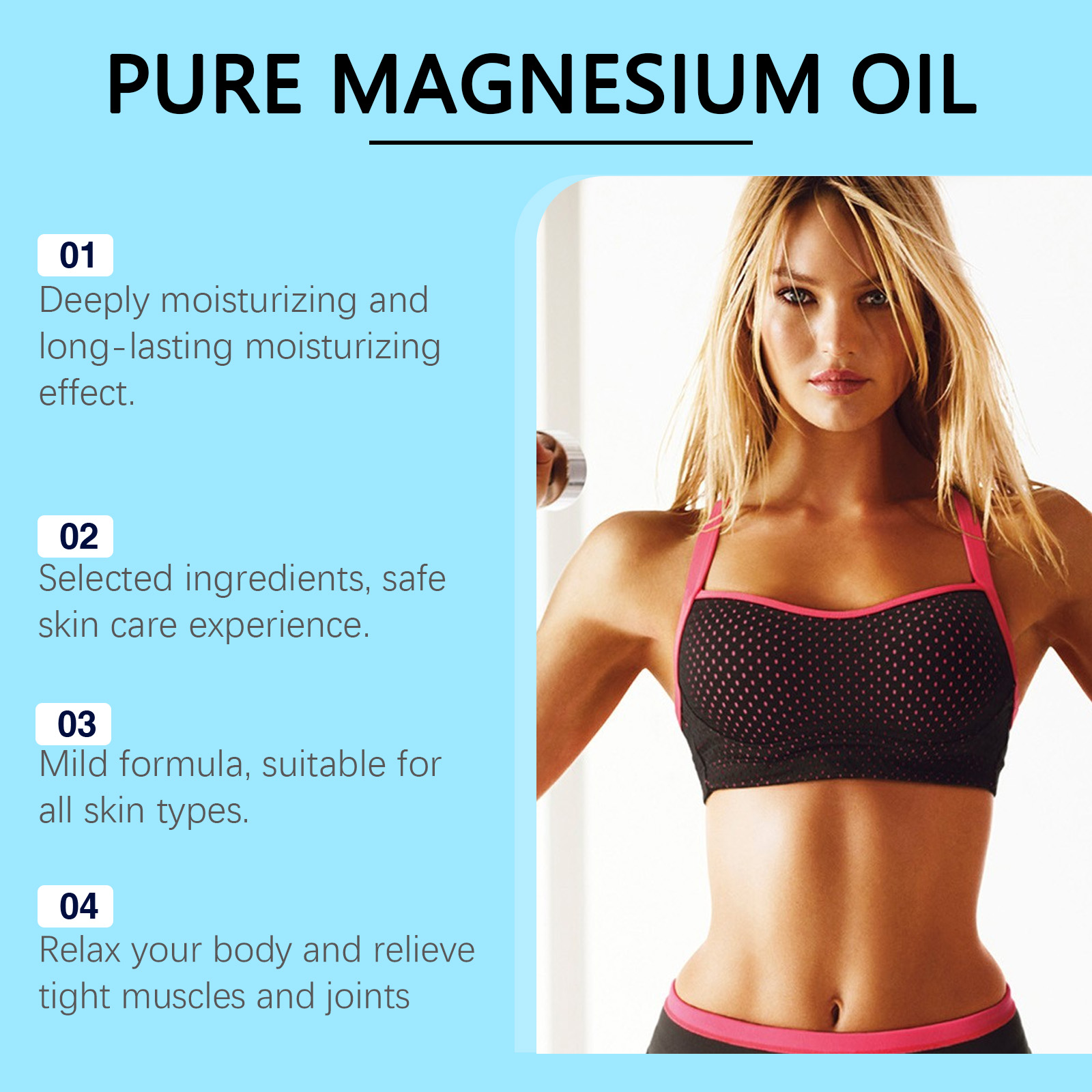 純マグネシウムオイルスプレー。フット＆ボディケア用。肌のざら - Bath Salts Magnesium のレビューと価格