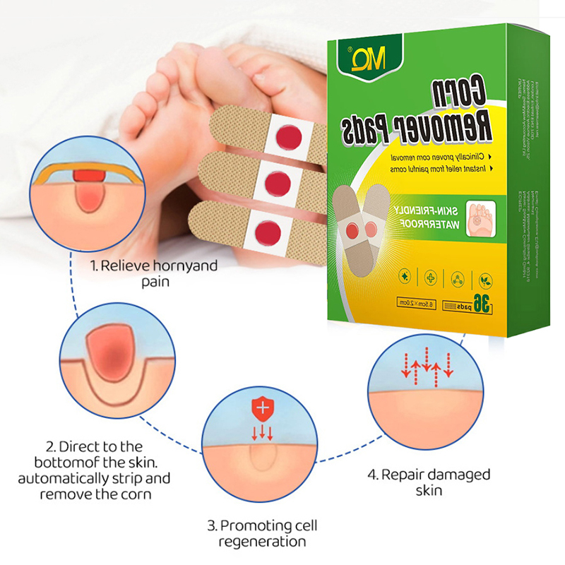 36個入り、足のケア用ステッカー、角質除去パッチ、角質ケアパ - Detox Foot Patch のレビューと価格